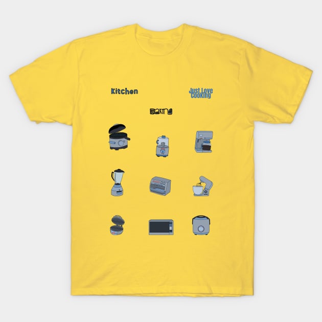 Kitchen Appliances T-Shirt by DiegoCarvalho